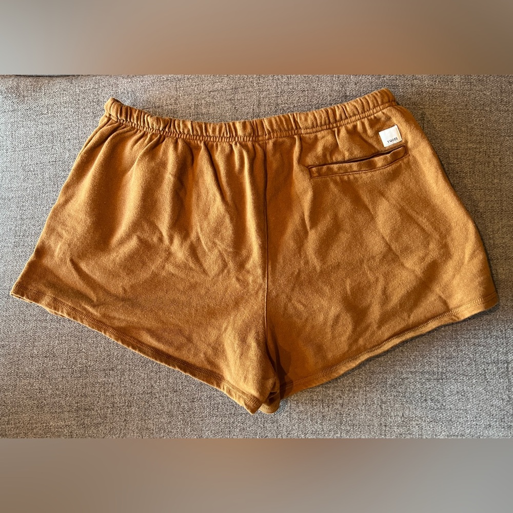 Vuori Women's Sunnyside Shorts 100% Cotton Turmeric Medium - Picture 4 of 11